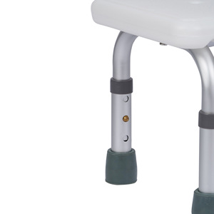 Bathroom Safety <b>Stool</b> Aluminum Alloy Frame Adjustable Height For Elderly Disabled Pregnant Women - Product Image 2