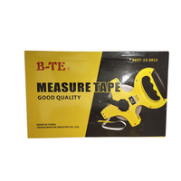BTE Portable Bobine Ouverte Rétractable En Acier Ruban À Mesurer cm Pouce Métrique Échelle Bois Outils De Mesure Bobine Ouverte Portable Compteur Règle