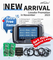 Programador de Llaves BT Lonsdor K518 PRO Versión Completa con Cable LT20 FP30, Cable 40 BCM y Adaptador ADP para Toyota/Nissan/JCD/JLR