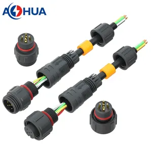 Outdoor Battery Signal Electric Wire Male Female Waterproof Connector 5pin IP67