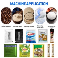 Machine de remplissage et d'emballage multi-voies CE haute précision automatique 3-en-1 pour sachets de café moulu, instantané et granulé