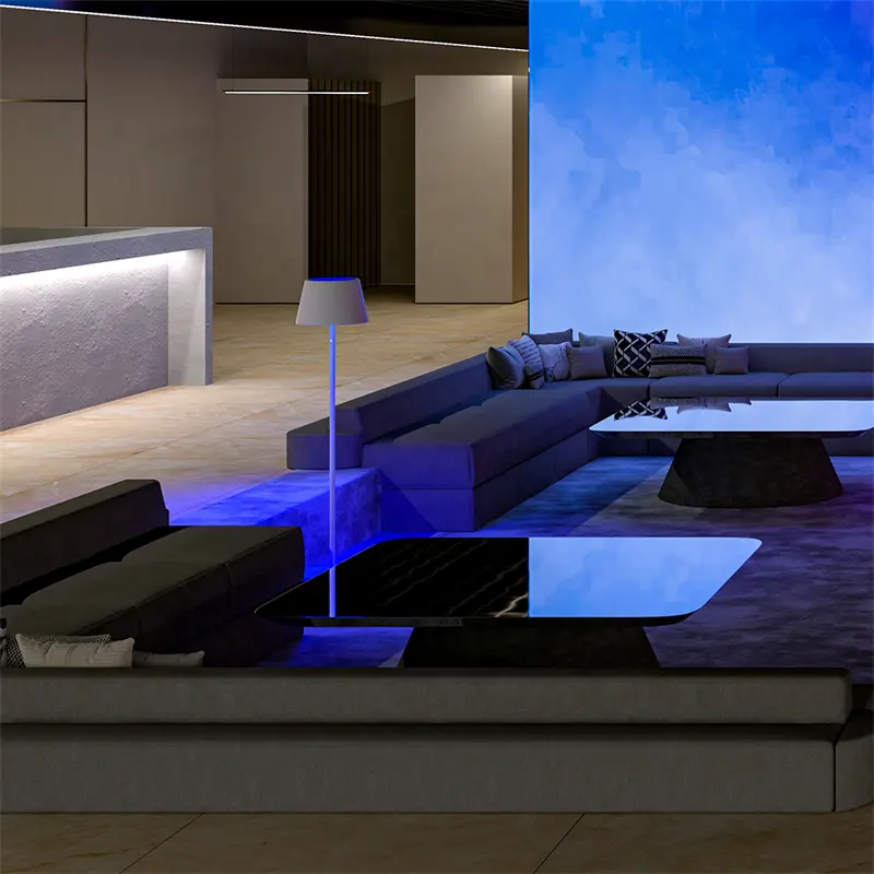 מנורות רצפה מודרניות מינימליסטיות לחדר שינה פוסט מודרניות רצפתיות LED מנורות רצפה אלומיניום