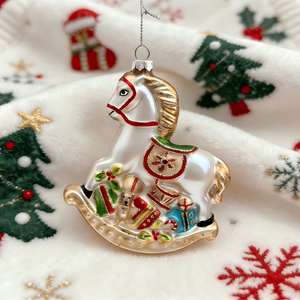 <strong>Glass</strong> Christmas Ornament Small Animals Creative Holiday Decorations Painted <strong>Glass</strong> <strong>Tree</strong> Hanging Ornaments Gifts Decorations - Product Image 4