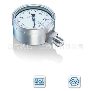 เกจวัดแรงดันอุตสาหกรรม Sharry Machinery MEX5 MEM5 สแตนเลส ทนทานต่อแรงกระแทก สำหรับอาหาร ยา และเครื่องสำอาง - Product Image 2
