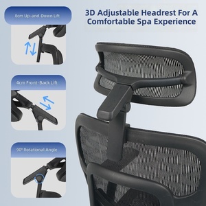 เก้าอี้สำนักงานปรับระดับได้ <span class=keywords><strong>Happyland</strong></span> Health Lift Chair สำหรับเล่นเกมส์ พนักพิงสูง โครงอะลูมิเนียม ดีไซน์ทันสมัย นั่งสบายด้วยผ้าตาข่าย - Product Image 3