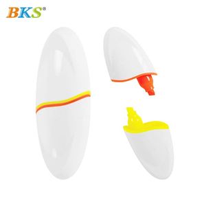 Customized Mini Oval Designs Double Colors <b>White</b> Casing Highlighter Pen Set Oblique Brush Plastic Promotional Children's Gifts - Product Image 3