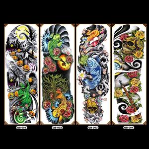Mangas <span class=keywords><strong>de</strong></span> <span class=keywords><strong>Tatuaje</strong></span> Temporal para Brazos, para Mujeres y Hombres, Pegatinas Corporales para Manos, Piernas y Hombros, <span class=keywords><strong>Tatuaje</strong></span> Realista Grande <span class=keywords><strong>de</strong></span> <span class=keywords><strong>Flores</strong></span>, Calaveras y Peces Koi, Removible - Product Image 6