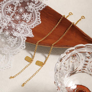 Bracelet <span class=keywords><strong>en</strong></span> acier inoxydable <span class=keywords><strong>de</strong></span> haute qualité, doré, avec pendentif rond, <span class=keywords><strong>bijoux</strong></span> fantaisie, accessoires <span class=keywords><strong>de</strong></span> mode, cadeaux <span class=keywords><strong>pour</strong></span> femmes, <span class=keywords><strong>vente</strong></span> <span class=keywords><strong>en</strong></span> <span class=keywords><strong>gros</strong></span> - Product Image 4