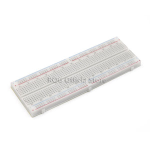 Breadboard 830 trous, fils rouge et bleu, breadboard sans soudure, carte de prototypage, carte de test - Product Image 1