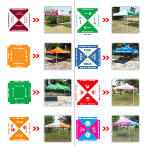 Impression par sublimation 10X10 Auvent personnalisé pour exposition Tente de marché pliable Tente de salon professionnel - Product Image 5