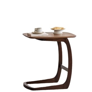 Mesa de Centro Pequeña Moderna de Madera Maciza Multiusos, Mesa Auxiliar Extraíble para Sofá/Mesa de Esquina, Muebles para Sala de Estar Pequeña - Product Image 4