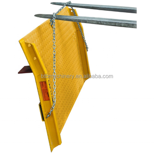 ציוד טיפול בחומרים טעינת עגינה משאית מלגזה רמפה לוחית פלדה עם ידית שוליים לוחות רציף פלדה - Product Image 2