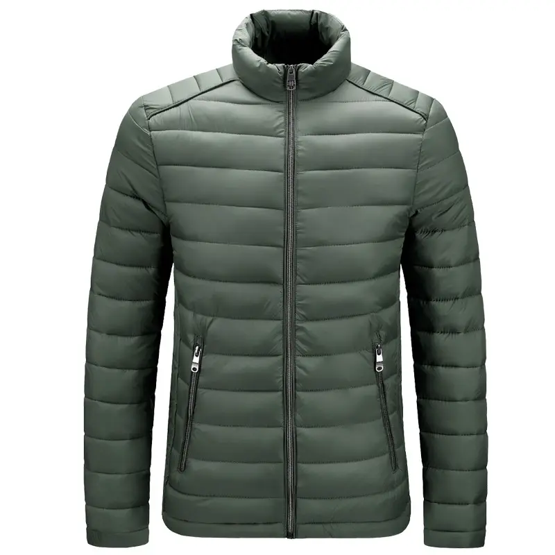 China Supplier High-Quality Autumn Winter Warm Custom Logo Light Down Cotton Padded Puffer Jacket For Men