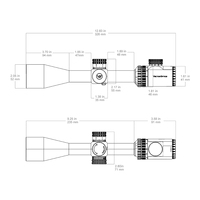 Nouveauté : lunette de visée Vector Optics Hugo 3-12x40i avec réticule en fibre optique, en alliage d'aluminium