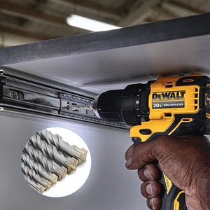 Bosch — <span class=keywords><strong>foret</strong></span> pour le <span class=keywords><strong>béton</strong></span>, 160 200 350mm, alliage en acier de tungstène avec poignée ronde et poignée carrée 5-25mm SDS PLUS - Product Image 6