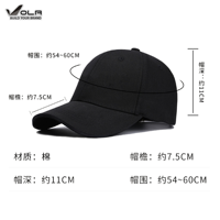 Casquette de sport en coton avec logo brodé 3D personnalisé, style structure, casquette de baseball à 5 panneaux, gorras pour hommes