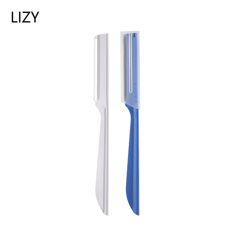 Триммер LIZY для бровей, портативный нож для бровей, лезвие, бритва для бровей, безопасный бритвенный инструмент, ножницы, инструмент для удаления волос на лице