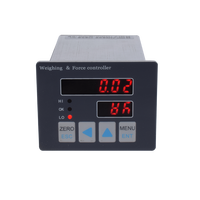 Amplificateur de cellule de pesage Fibos 4-20mA (alliage d'aluminium) avec sortie relais RS485 Modbus-RTU, indicateur de pesage, précision 0,1% FS pour