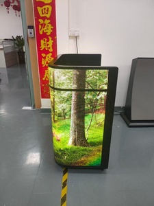 Quầy tiếp tân và quầy thu ngân của công ty triển lãm có màn hình kỹ thuật số <span class=keywords><strong>LED</strong></span> trong nhà tùy chỉnh với các chức năng hoạt hình. - Product Image 4