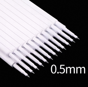 Recharges d'encre à séchage rapide 0,5 mm avec pointes aiguille et balle, écriture fluide, bleu, rouge, noir, plusieurs <span class=keywords><strong>couleurs</strong></span> au choix pour le bureau et l'école - Product Image 5