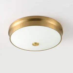 라운드 모양 골동품 골드 유리 금속 홈/호텔 장식 LED 천장 램프 비품