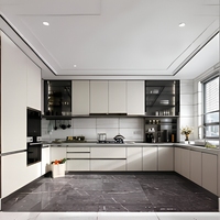 Meubles de cuisine sur mesure en bois de style moderne et luxueux Prima