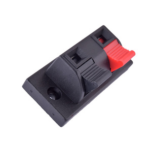Siyah 2 Pin yanma testi raf terminali 50V 3A ses testi klip bağlayıcı hoparlör bağlama sonrası - Product Image 2