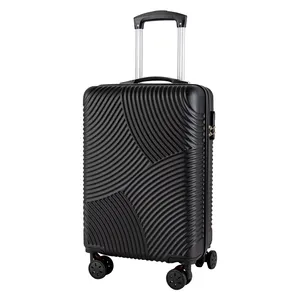 Factory Custom Leisure ABS Travel Trolley Luggage Bags Waterproof Carry on Suitcase Maleta Trunk set 3pcs