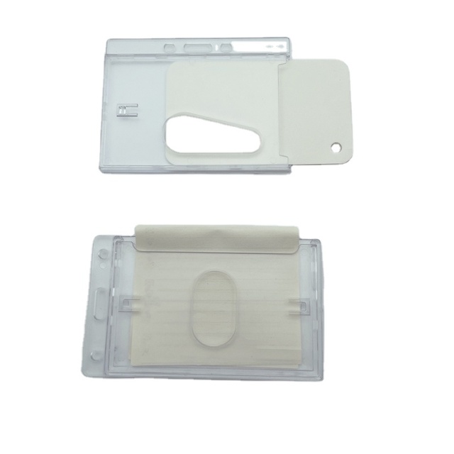 Acrylic Crystal Vertical Name Card ID Card Holder