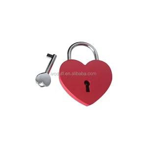 45x59mm 자물쇠 그린 레드 하트 모양의 사랑 자물쇠 (Lovelock, 선물, Liebesschloss, 사랑 자물쇠, wishlock, cadenas d' amour)