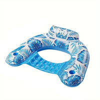 Nouveau fauteuil gonflable portable en PVC pour adultes et enfants, avec dossier en forme de U, pour piscine et extérieur