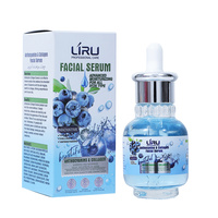 Sérum facial liquide hydratant anti-âge éclaircissant au collagène de myrtille Liru Skincare pour une peau nourrie et éclatante