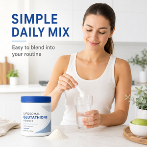 Complément de Vitamine C Liposomale Réduite Personnalisé 1000mg Glow 30000, Poudre de L-Glutamine, Beauté, Adultes, Riches en Protéines, Femmes Enceintes - Product Image 2