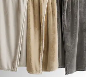 Lujosa manta de piel de alpaca sintética de felpa de Sherpa de punto cálida y acogedora para el invierno