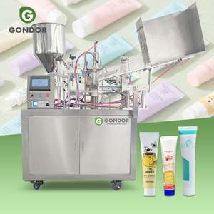 Tabletop Jelly Semi-Auto Wenzhou Large Aluminum Ointment Cosmetic Tube Fill and Seal Machine for Tube - Product Image 1