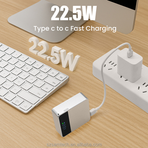 ที่ชาร์จแม่เหล็กน้ำหนักเบา พร้อมสายคล้องคอรับน้ำหนักได้ 5 กก. ความจุ 5000mAh วัสดุโลหะผสมสังกะสี รองรับ PD 15W ชาร์จไร้สาย สำหรับอุปกรณ์เดินป่า ของพรีเมียม - Product Image 2