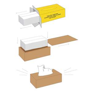 High Quality Bamboo Paper Tissue Holder Box <b>Napkin</b> <b>Dispenser</b> Holder - Product Image 2