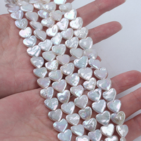 11*11mm perles de perles d'eau douce de culture en forme de coeur perles baroques en vrac pour la fabrication de bijoux perles de perles naturelles
