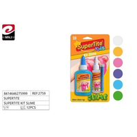 Kinder-Schleim-Set 60ml+20ml+4g Kaltkleber Modell 2759 für Alter 8-13 Unisex Hergestellt in Spanien