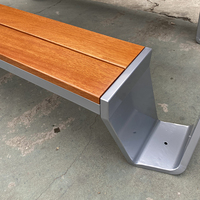 Ensemble de mobilier urbain durable pour l'extérieur Banc de table Combo Urban Plaza Zone piétonne Parc Jardin Zone de loisirs Table de pique-nique