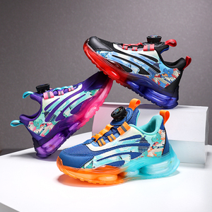 Cema Nouveau style de baskets de sport décontractées et respirantes pour garçons Semelles souples colorées avec amorti pour l'hiver - Product Image 2