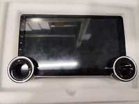 Radio para Auto Android con Pantalla Táctil de 10 Pulgadas, 2GB+32GB, Doble Perilla, Navegación GPS, Reproductor Multimedia BT, Compatible con CarPlay y Android Auto