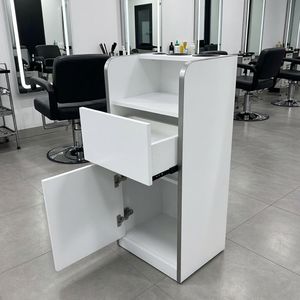 Carrito de Lujo Original de Alta Gama para Salón de Belleza, Carro para el Cuidado de la Piel con Estante de Almacenamiento de Madera, Carro de Herramientas de Metal y Plástico - Product Image 4