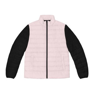 Veste d'hiver matelassée zippée pour homme, best-seller, col montant, à capuche, style streetwear classique, broderie personnalisée, service OEM disponible - Product Image 1