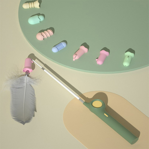 Trung Quốc Nhà Máy Cung Cấp Tương Tác Kitten Vui Mới Mèo Lông Trêu Ghẹo Wand Stick - Product Image 1