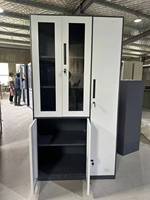Meubles de bureau en gros, armoire métallique, casier en acier, 4 tiroirs, armoire de rangement en acier pour bureau à domicile