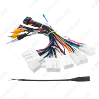 Faisceau de câblage audio 16 broches pour voiture avec boîtier Canbus pour Toyota Camry RAV4 Highlander Wildlander, adaptateur de câblage pour installation stéréo