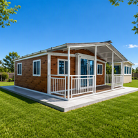 Maison préfabriquée en conteneur extensible de 2,4 m de hauteur au plafond, 20, 30 ou 40 pieds, 3 chambres, cuisine, pliable, relocalisable, en acier, type Casita