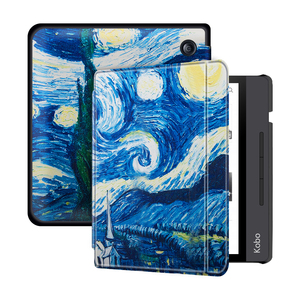 Funda de libro con tapa para <span class=keywords><strong>KOBO</strong></span> Libra, impresión personalizada profesional, 2021, venta al por mayor - Product Image 1