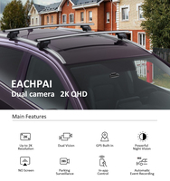 Hot EACHPAI T2 MiNi Dash Cam Premium 2K QHD Perangkat Pelacak GPS Mobil Tanpa Layar WIFI Car DVR Kotak Hitam Mobil Android Dashcam